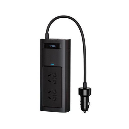 150W Car Power Inverter for Model 3/Y | EU Outlets | LCD Display | Smart Cooling