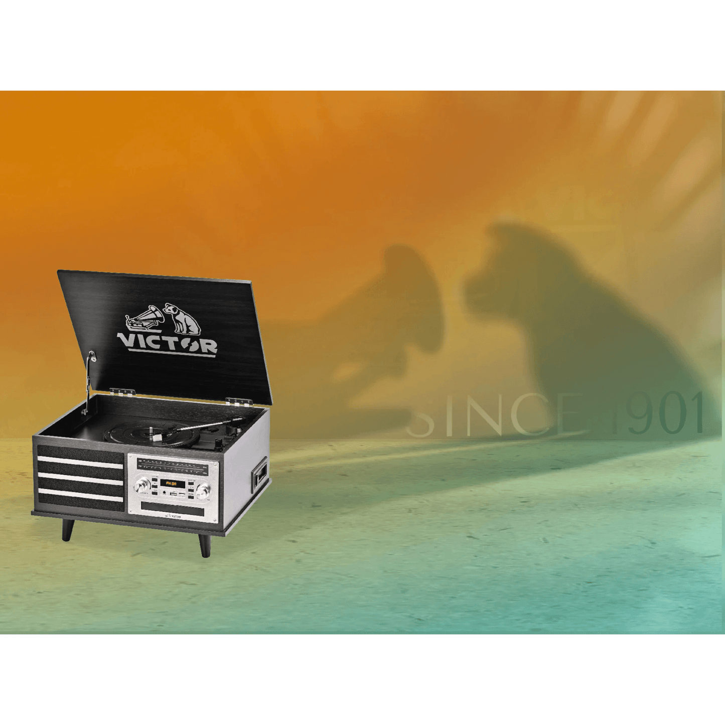 Victor Monroe 8-in-1 Music Center